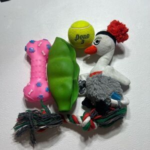 5 Dog Toys Bundle